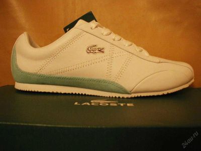 Лот: 5925907. Фото: 1. Кроссовки кожа Lacoste р.36rus... Кеды, кроссовки, слипоны