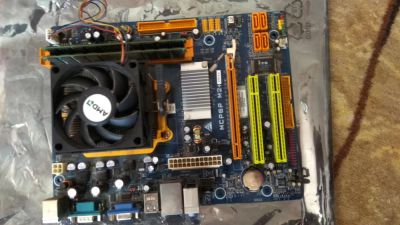 Лот: 10850102. Фото: 1. AMD Athlon II x4 620 + Biostar... Комплекты запчастей