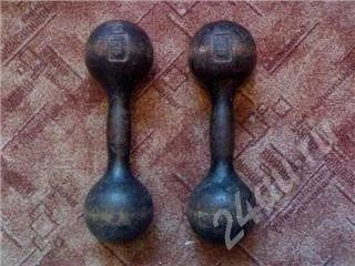 Лот: 193354. Фото: 1. Продажа (обмен) Гантели 2 по 6... Штанги, блины