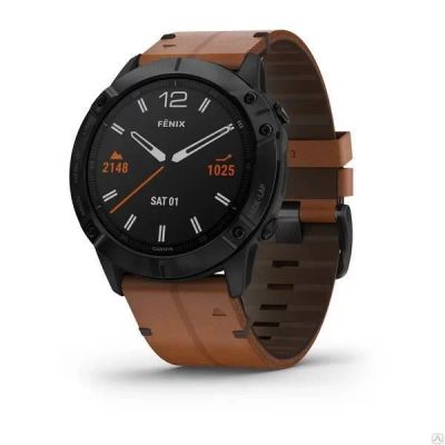 Лот: 15892911. Фото: 1. Часы Garmin Fenix 6X Sapphire... Смарт-часы, фитнес-браслеты, аксессуары