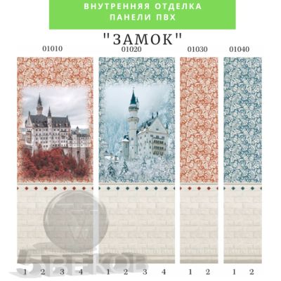 Лот: 19068167. Фото: 1. Стеновые панели ПВХ "Замок", размер... Другое (отделочные материалы)