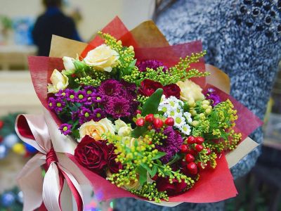 Лот: 7269832. Фото: 1. Сборный букет. Цветы на Щорса... Свежие цветы