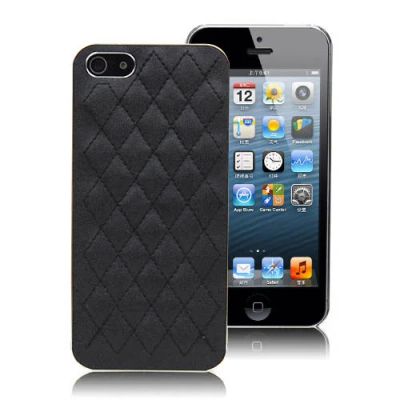 Лот: 3584510. Фото: 1. чехол для Iphone 5 с кожаной вставкой... Чехлы, бамперы