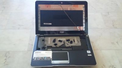 Лот: 9788957. Фото: 1. Корпус для ноутбука MSI X370 ms-1356... Корпуса, блоки питания