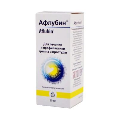 Лот: 23733112. Фото: 1. Афлубин капли гомеопатические... Лекарства