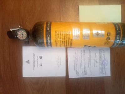 Лот: 25789479. Фото: 1. Баллон для Дайвинга armotech 3л... Дайвинг, подводная охота