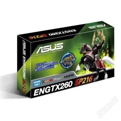 Лот: 1813069. Фото: 1. ASUS GeForce GTX 260 576Mhz PCI-E... Видеокарты