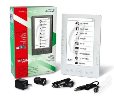 Лот: 1234602. Фото: 1. Медиа-планшет Navikey Npad. Электронные книги