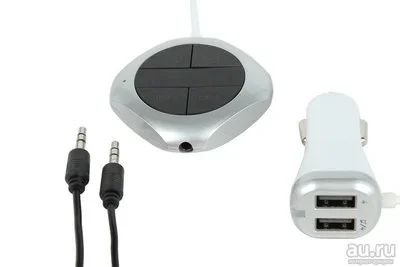 Лот: 10154038. Фото: 1. FM Modulator Q7S серый (2 USB... FM-модуляторы, трансмиттеры