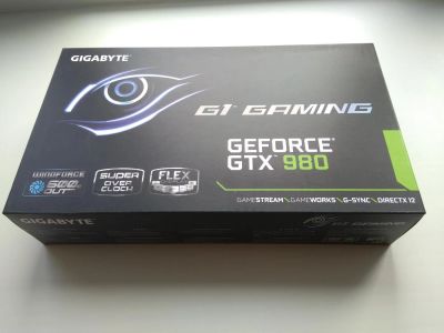 Лот: 8265130. Фото: 1. Gigabyte GeForce GTX 980 G1 Gaming... Видеокарты