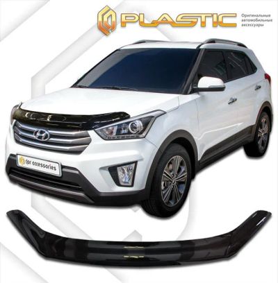 Лот: 13002619. Фото: 1. Дефлектор капота Hyundai CRETA... Детали тюнинга