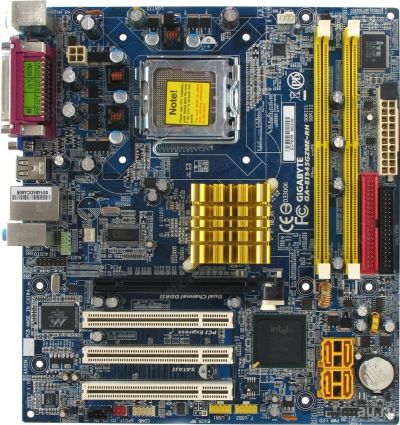 Лот: 18570139. Фото: 1. Gigabyte GA-8I945GZME-RH Материнская... Материнские платы