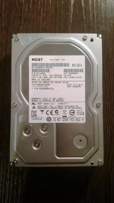 Лот: 9119392. Фото: 1. Жесткий диск Hitachi HGST Ultrastar... Жёсткие диски