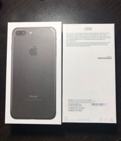 Лот: 14461616. Фото: 1. Iphone 7plus 256Gb чёрный, новая... Смартфоны