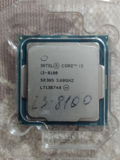 Лот: 19461176. Фото: 1. Процессор Intel i3 8100, soket... Процессоры