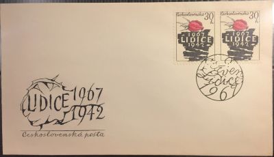 Лот: 15146033. Фото: 1. КПД (FDC) (Чехословакия) - Конверт... Открытки, конверты