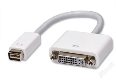 Лот: 1824877. Фото: 1. Переходник mini DVI на DVI для... Другое (компьютеры, оргтехника, канцтовары)