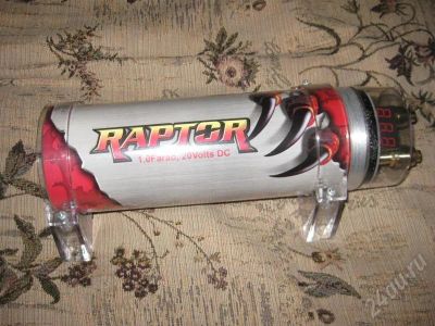 Лот: 440759. Фото: 1. Конденсатор Raptor 1f. Другое (автозвук)