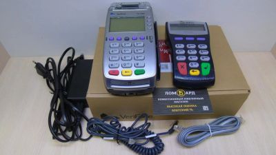 Лот: 10675420. Фото: 1. Терминал Verifone Vx520 + Пин-пад... Оргтехника, ПО, серверы