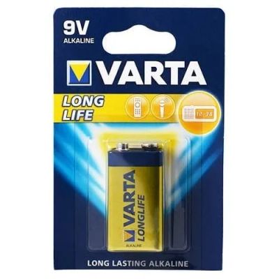 Лот: 22979200. Фото: 1. Батарейка Крона Varta Long Life... Батарейки, аккумуляторы, элементы питания