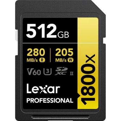 Лот: 23273491. Фото: 1. Карта памяти Lexar 512GB Professional... Карты памяти
