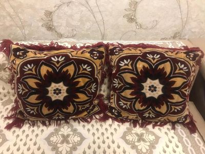 Лот: 19347304. Фото: 1. 2 декоративных подушки. Турция. Пледы, покрывала