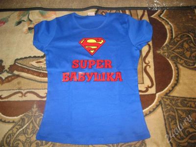 Лот: 721461. Фото: 1. Футболка женская "Супер бабушка... Футболки, топы и майки