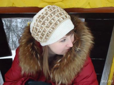 Лот: 8693233. Фото: 1. Шапка авторская, белая, смотрите... Головные уборы
