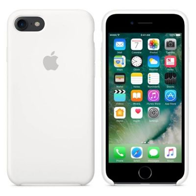 Лот: 11879180. Фото: 1. Silicone case iPhone 7 iPhone... Чехлы, бамперы