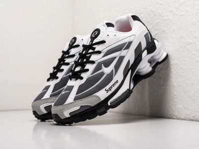 Лот: 24978023. Фото: 1. Кроссовки Supreme x Nike Shox... Кеды, кроссовки, слипоны