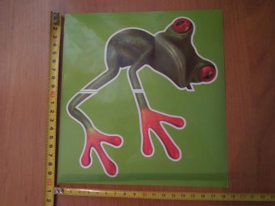 Лот: 3714422. Фото: 1. Наклейка Лягушка. Наклейки автомобильные