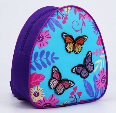Лот: 21781601. Фото: 1. Детский рюкзак с бабочками. Рюкзаки, портфели