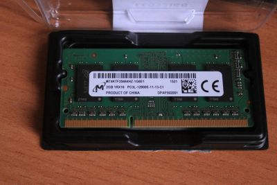 Лот: 10370780. Фото: 1. Память для ноутбука DDR3L Micron... Оперативная память