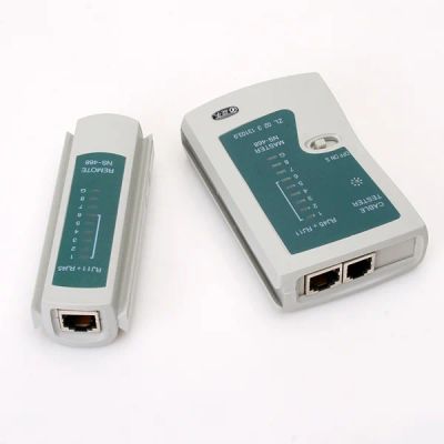 Лот: 4865819. Фото: 1. Кабельный тестер RJ45+RJ12 (прозвонка... Другое (сетевые устройства)