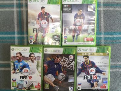 Лот: 9126823. Фото: 1. Набор игр fifa для Xox 360. Игры для консолей