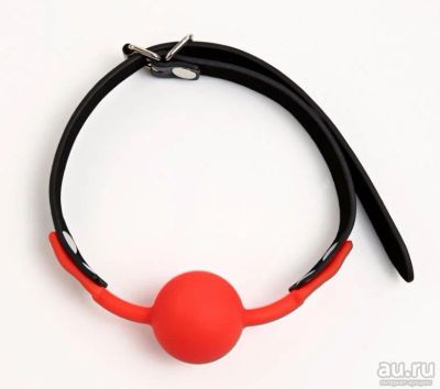 Лот: 9417161. Фото: 1. Кляп силиконовый 4см красный... Игрушки