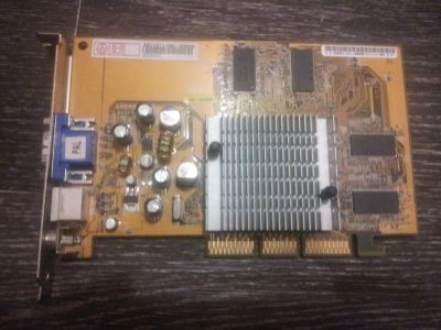 Лот: 6068644. Фото: 1. Видеокарта agp geforce 4mx440. Видеокарты