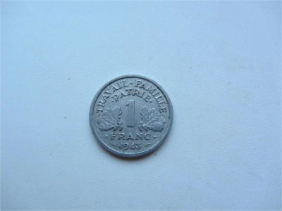 Лот: 9191996. Фото: 1. Франция 1 франк 1943 г. Европа