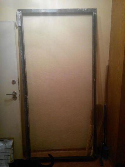 Лот: 6569051. Фото: 1. Дверь входная стальная с коробкой... Двери входные