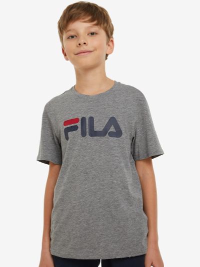 Лот: 22407398. Фото: 1. Футболка для мальчиков FILA, Серый. Другое (спортивная одежда)