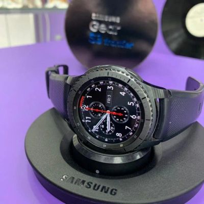 Лот: 16155460. Фото: 1. Samsung gear s3 fronter. Смарт-часы, фитнес-браслеты, аксессуары