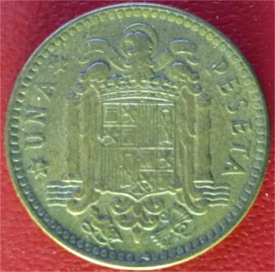 Лот: 7097640. Фото: 1. Испания 1 песета 1963 год. Европа