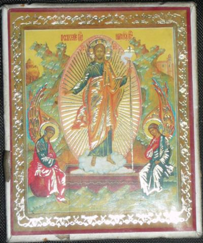 Лот: 3268916. Фото: 1. Икона Вознесение Господне. Иконы