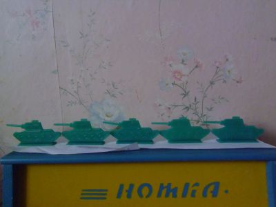 Лот: 21129315. Фото: 1. Набор танков СССР, 5 штук одним... Военная тема