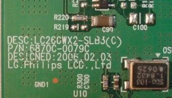 Лот: 10676428. Фото: 1. Модуль T-CON 6870С-0079С, LG.Philips... Запчасти для телевизоров, видеотехники, аудиотехники