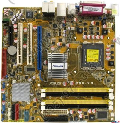 Лот: 11423698. Фото: 1. Материнская плата ASUS P5K-VM... Материнские платы