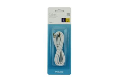 Лот: 9988421. Фото: 1. AUX 3,5mm 1500mm Pisen в бумажной... Дата-кабели, переходники