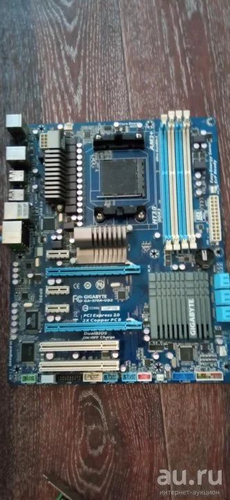 Лот: 18476722. Фото: 1. Gigabyte ga-970-ud3. Материнские платы