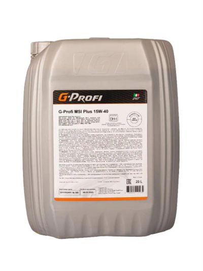 Лот: 20358362. Фото: 1. G-Profi MSI Plus 15W40 CI-4/SL... Масла, жидкости