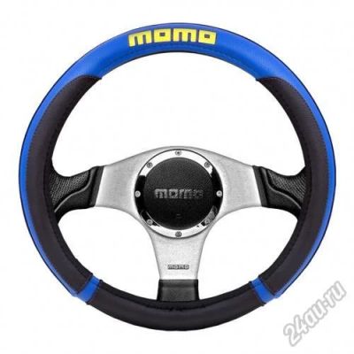 Лот: 5592876. Фото: 1. Кожаная оплётка System MOMO-301... Чехлы, коврики, оплетки руля